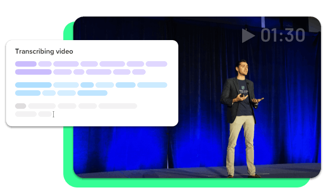 Easily transcribe and caption your video with Pictory