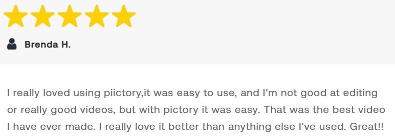 Testimonial - Pictory - Online Video Editor
